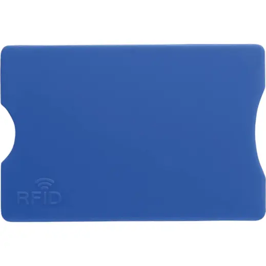 Plastic Card Holder with RFID Protection Cobalt